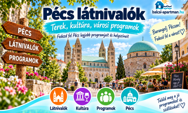 Pécs látnivalók és városi programok
