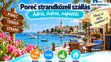 Poreč strandközeli szállás