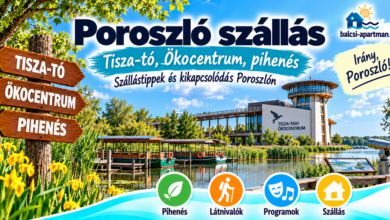 Poroszló szállások – hol érdemes megszállni?