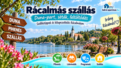 Rácalmás szállás – Duna-part