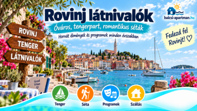 Rovinj látnivalók az isztriai tengerparton