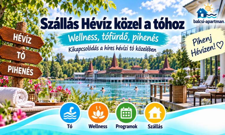 Szállás Hévízen a tó közelében