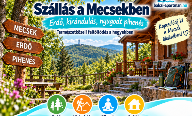 Szállás a Mecsekben erdei pihenéshez