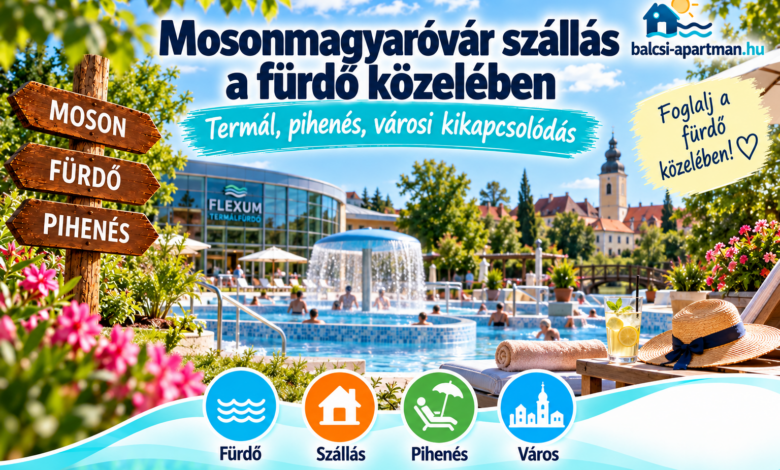 Szállás Mosonmagyaróvár közel a fürdőhöz