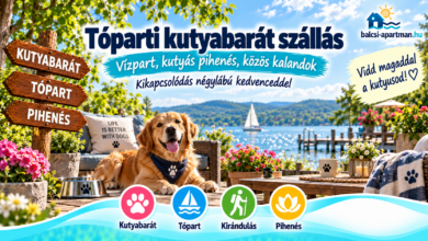 Tóparti kutyabarát szállás vízparti pihenéshez