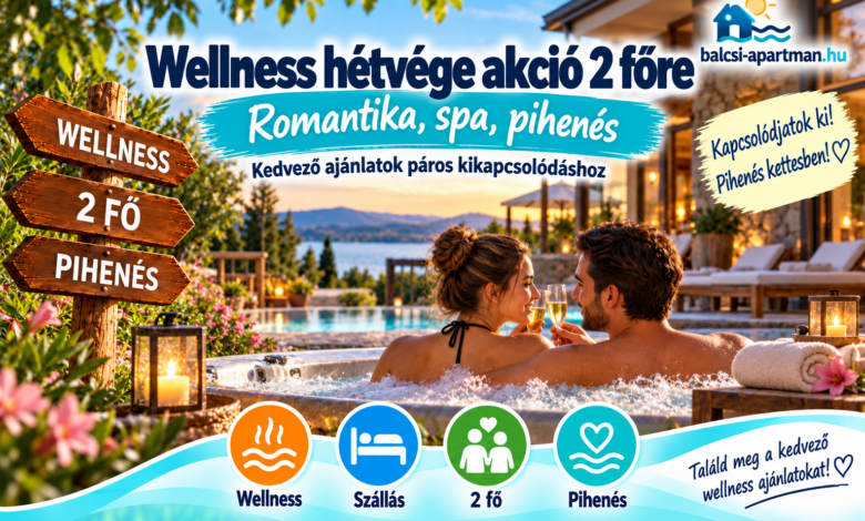 Wellness hétvége akció 2 főre