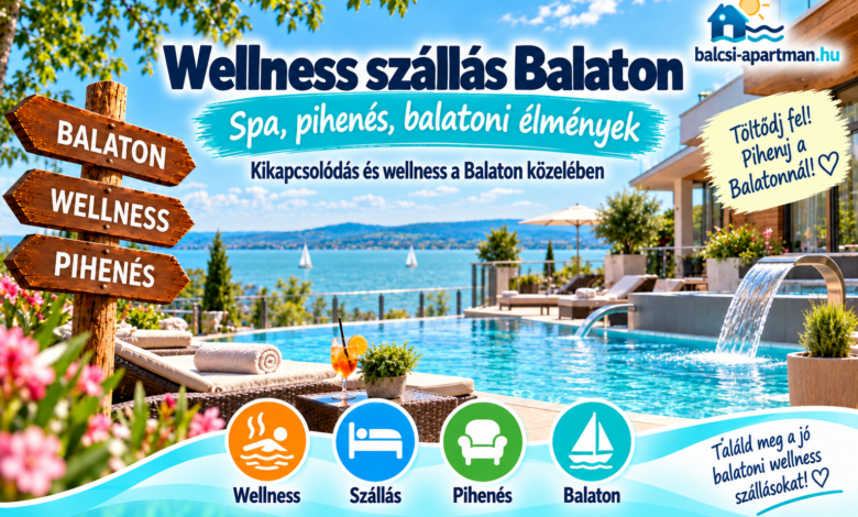 Wellness szállás a Balatonnál