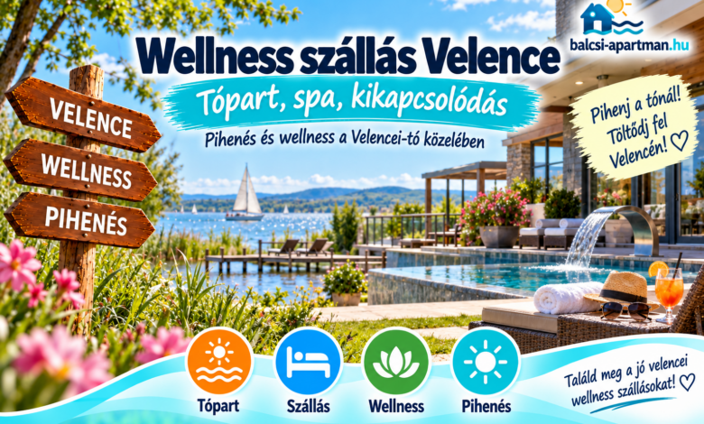Wellness szállás Velencén a tópart közelében