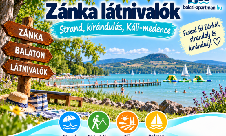 Zánka látnivalók