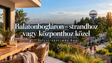 Apartman Balatonbogláron – strandhoz vagy központhoz közel