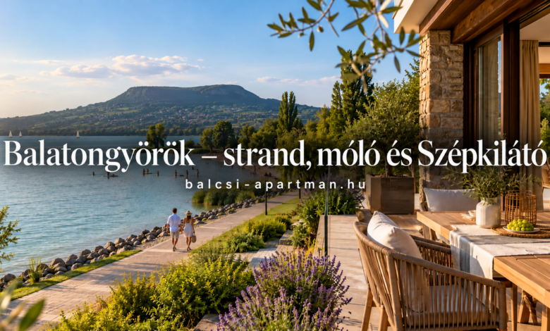 Apartman Balatongyörök – strand