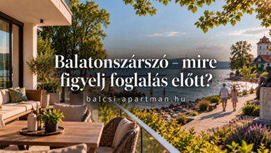 Apartman Balatonszárszó – mire figyelj foglalás előtt?