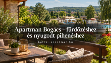 Apartman Bogács – fürdőzéshez és nyugodt pihenéshez