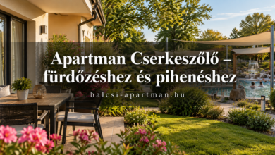 Apartman Cserkeszőlő – fürdőzéshez és pihenéshez
