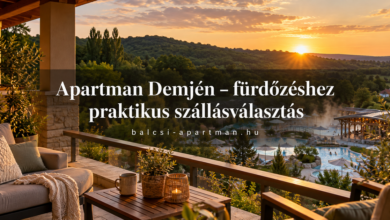 Apartman Demjén – fürdőzéshez praktikus szállásválasztás