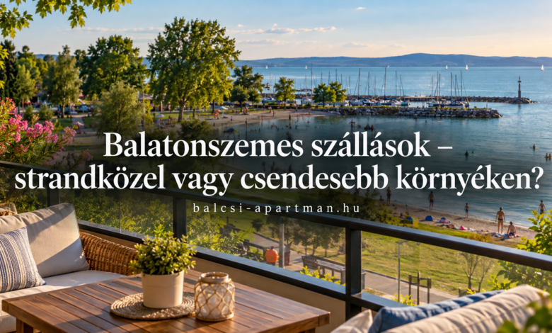 Balatonszemes szállások – hol érdemes megszállni?