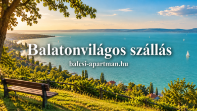Balatonvilágos szállás – panoráma és strandút