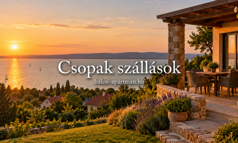 Csopak szállások – hol érdemes megszállni?