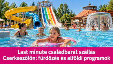 Last minute családbarát szállás Cserkeszőlőn: fürdőzés és alföldi programok