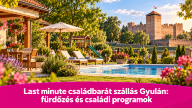 Last minute családbarát szállás Gyulán: fürdőzés és családi programok