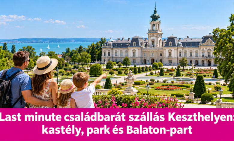 Last minute családbarát szállás Keszthelyen: kastély