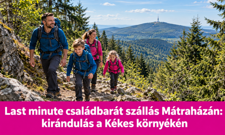 Last minute családbarát szállás Mátraházán: kirándulás a Kékes környékén
