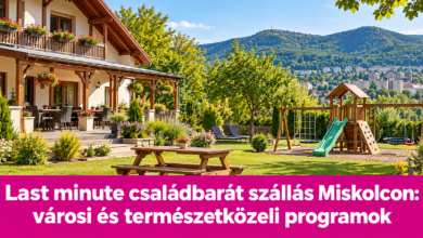 Last minute családbarát szállás Miskolcon: városi és természetközeli programok