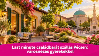 Last minute családbarát szállás Pécsen: városnézés gyerekekkel
