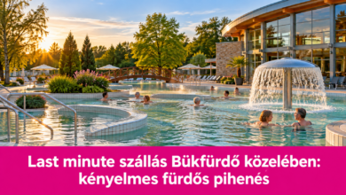 Last minute szállás Bükfürdő közelében: kényelmes fürdős pihenés