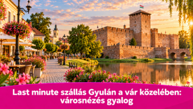 Last minute szállás Gyulán a vár közelében: városnézés gyalog