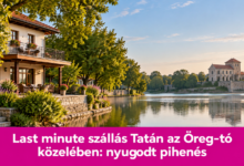 Last minute szállás Tatán az Öreg-tó közelében: nyugodt pihenés