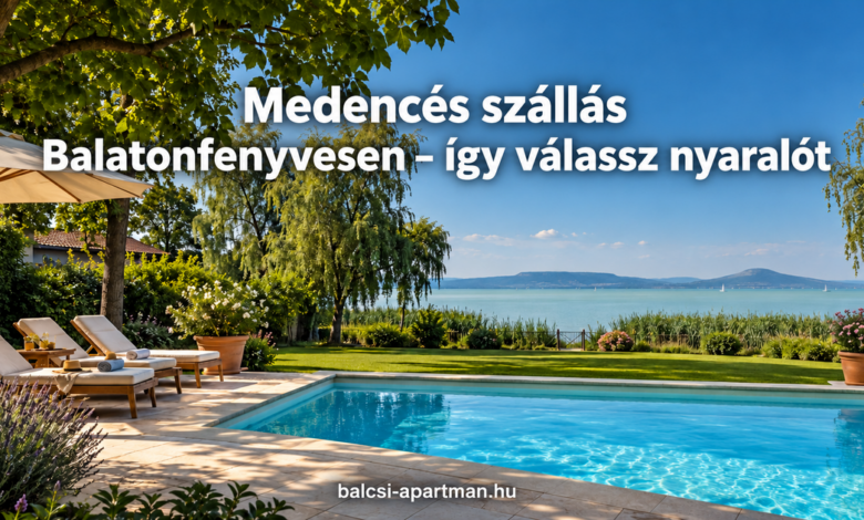 Medencés Balatonfenyves