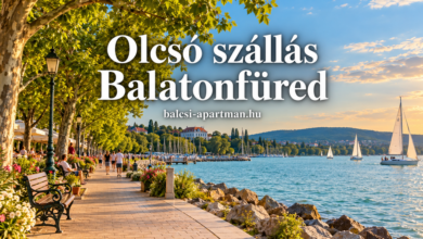 Olcsó szállás Balatonfüred – tudatos választás
