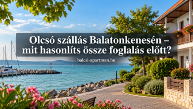 Olcsó szállás Balatonkenesén – mit hasonlíts össze foglalás előtt?