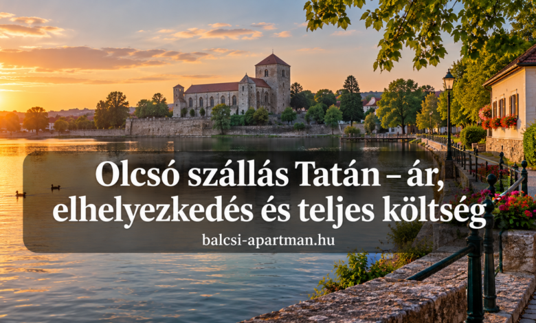 Olcsó szállás Tatán – ár
