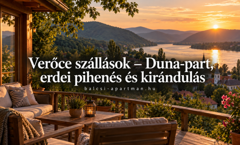 Verőce szállások – hol érdemes megszállni?
